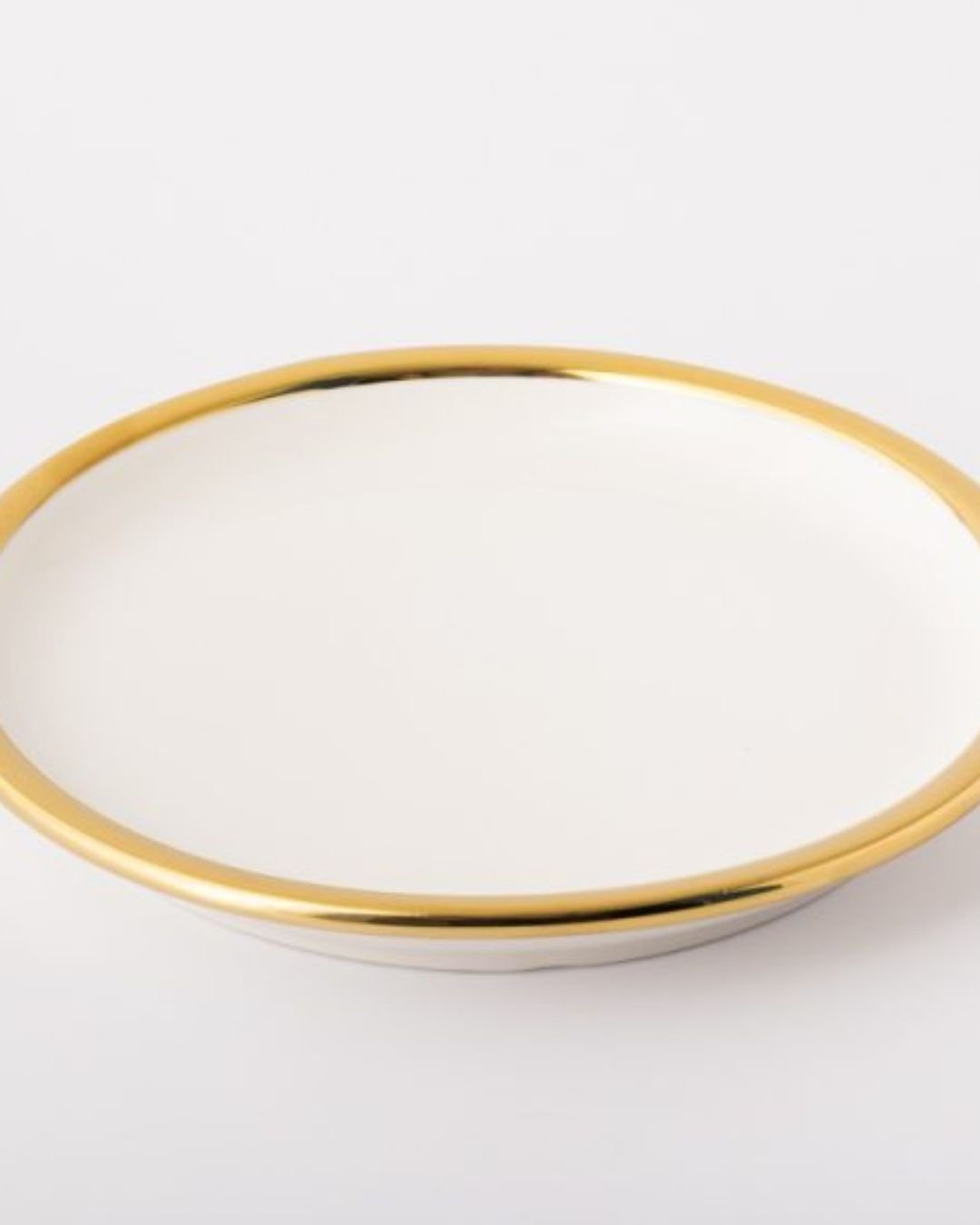 Platou Etajat Elegant din Porțelan – Candy Bar cu 3 Nivele și Suport Auriu - imagine 2