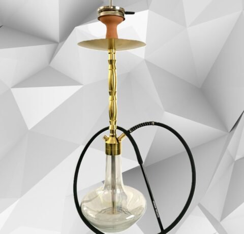 Luxury Hookah 211-5 Gold cu Sită — Rafinament Aurit