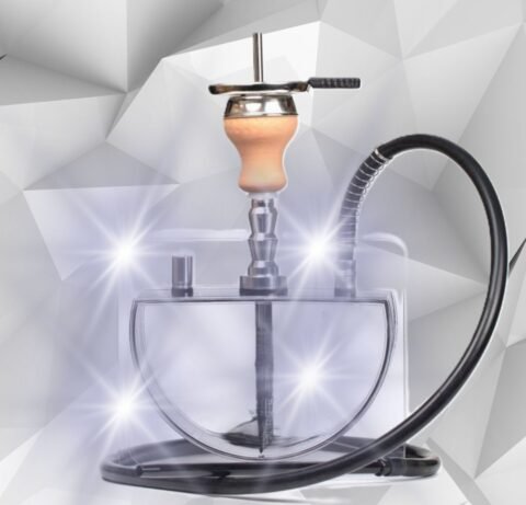 Luxury Hookah 0909-62 cu Smoke Box — Compactă și Elegantă