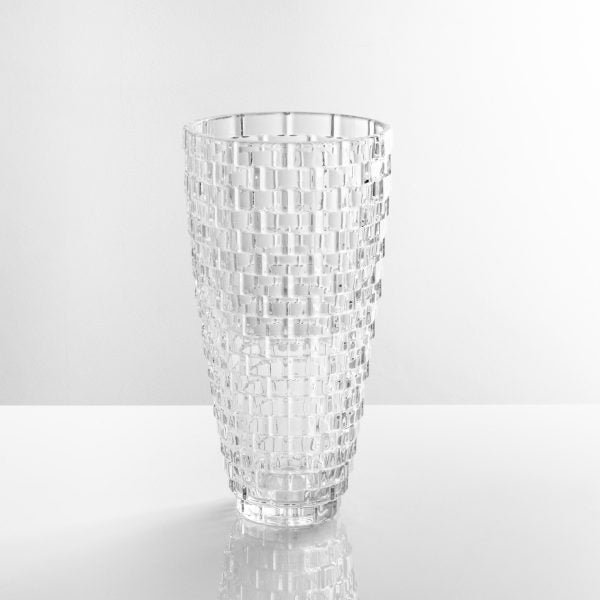 Vază Din Sticlă Transparentă – Design Elegant, H30 cm, Ø15 cm