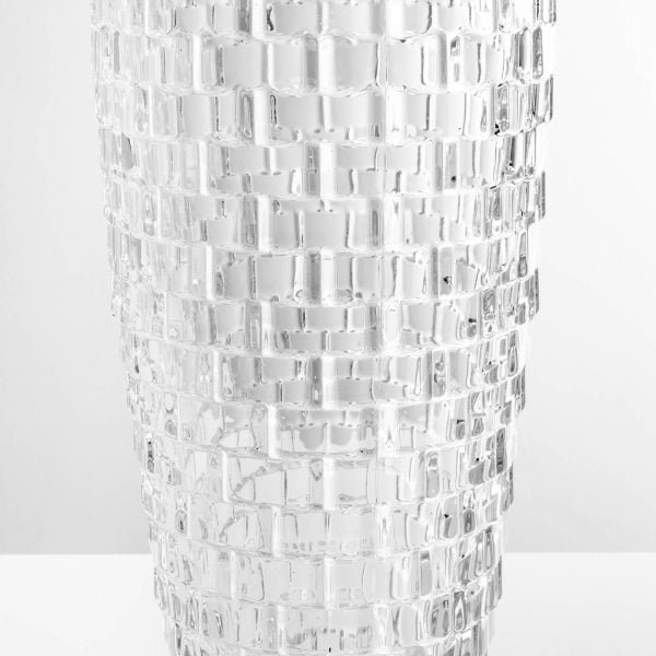 Vază Din Sticlă Transparentă – Design Elegant, H30 cm, Ø15 cm - imagine 2