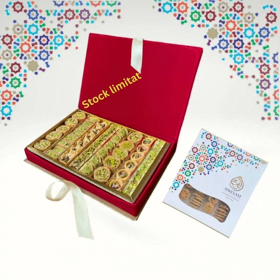 Mix Baklava Premium Oriental 750g +Mix Premium 500g (Ghraibeh, Barazek & Maamoul)